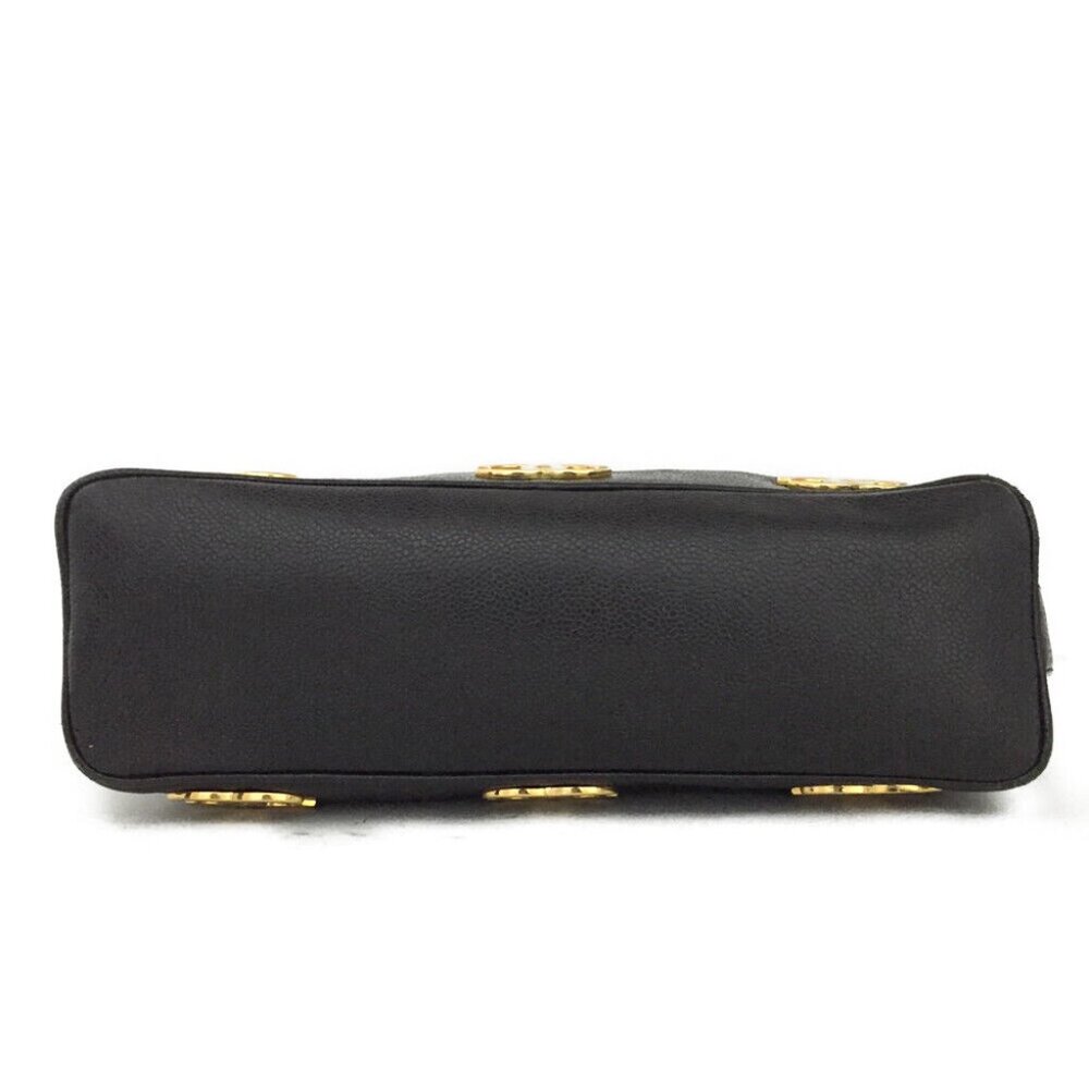 Authentic Chanel Vintage Caviar Bucket Bag Triple CC w 24k Gold-Plated Hardware - Picture 9 of 13